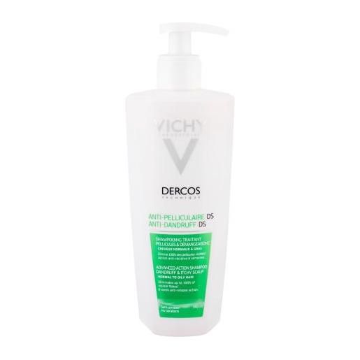 Vichy dercos anti-dandruff normal to oily hair 390 ml shampoo anti forfora per donna