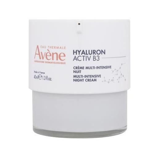 Avene hyaluron activ b3 multi-intensive night cream crema notte rigenerante e ringiovanente 40 ml per donna