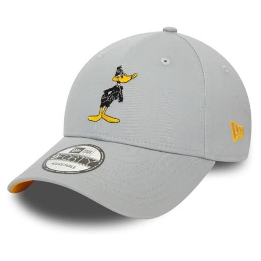 New Era 9forty looney tunes - cappellino daffy duck, colore: grigio, grigio. , taglia unica