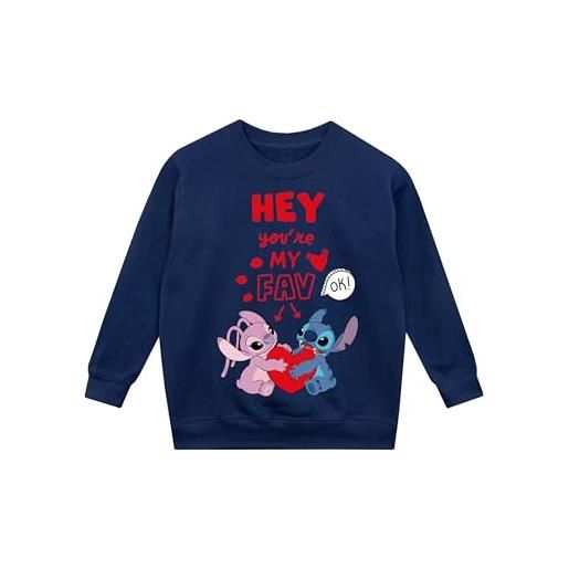 Disney felpa lilo & stitch | maglione stitch per ragazze | abbigliamento stitch per ragazze | blu 9-11 anni