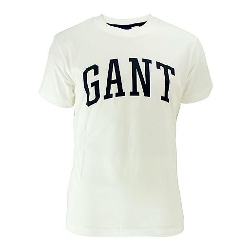 GANT md. GANT t-shirt, t-shirt uomo, bianco ( white ), 3xl