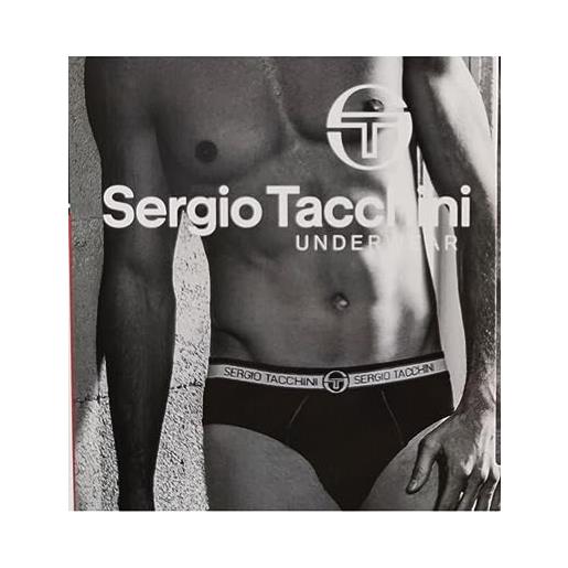 Sergio Tacchini confezione 6 slip uomo colori bianco e assortito 9001 bianco, 4/m