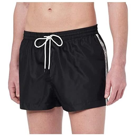 Calvin Klein pantaloncino da bagno uomo short drawstring lungo, nero (pvh black), xl