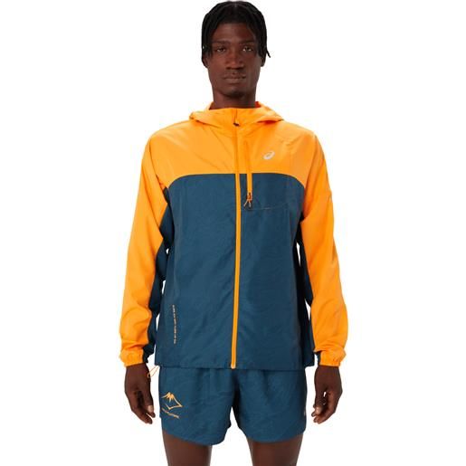 ASICS fujitrail packable windbreaker giacca antivento running uomo