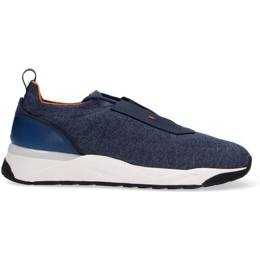 SANTONI innova by santoni sneaker tessuto elastico denim