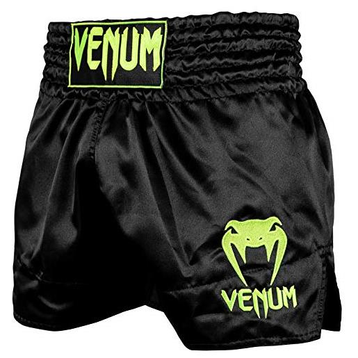 Venum classic pantaloncini, argento/nero, xxl slim taille courte unisex-adulto