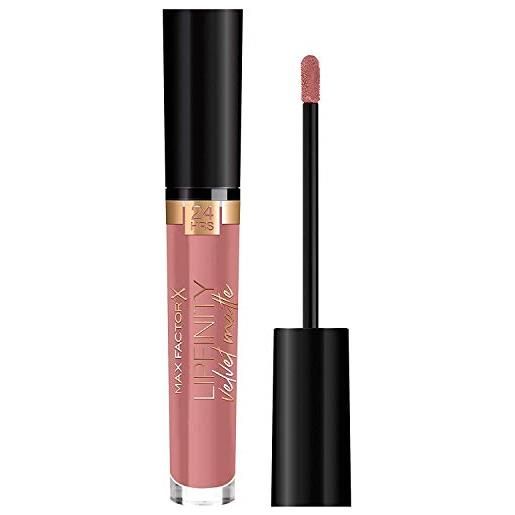 Coty 2 x max factor lipfinity velvet matte 24hr lipstick - 035 elegant brown