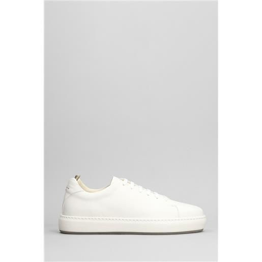 Officine creative sneakers covered 001 in pelle bianca