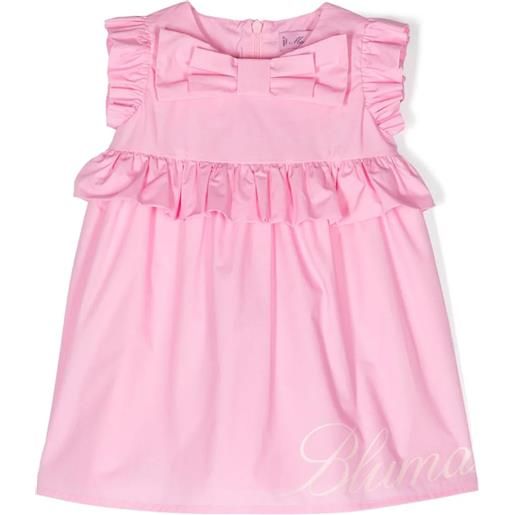 Miss Blumarine kids abito in cotone rosa