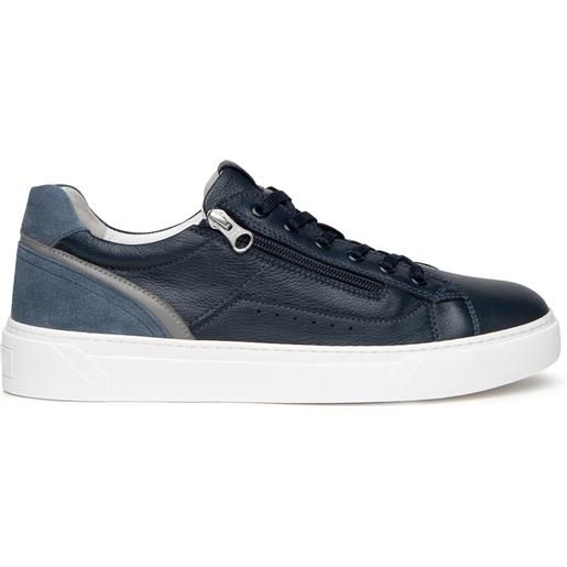 Nero giardini sneakers blu pelle camoscio e400241u200