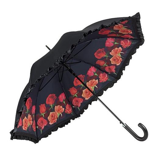 VON LILIENFELD® ombrello automatico bouquet di rose donna doppio rivestimento fiore