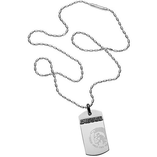Diesel collana uomo gioielli Diesel double dogtags dx0011040