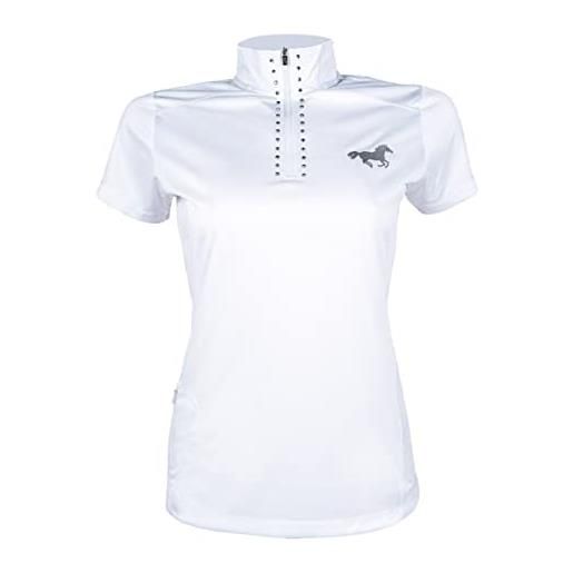 HKM turniershirt-high function, camicia uomo, 1200 bianco, m