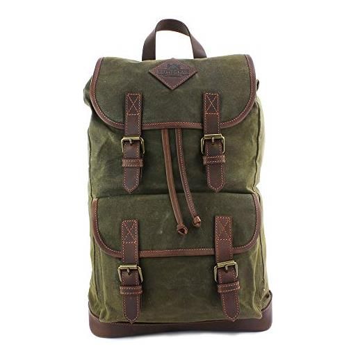 The British Bag Company navigator range - portafogli uomo, verde (khaki), 29x50x10 cm (w x h l)