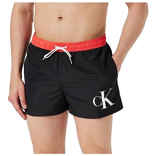 Calvin Klein pantaloncino da bagno uomo corto, nero (pvh black), l