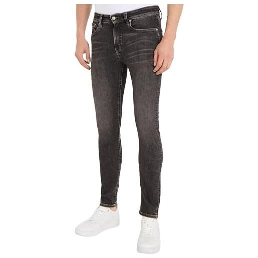 Calvin Klein Jeans skinny j30j324199 pantaloni di jeans, denim (denim grey), 32w / 30l uomo