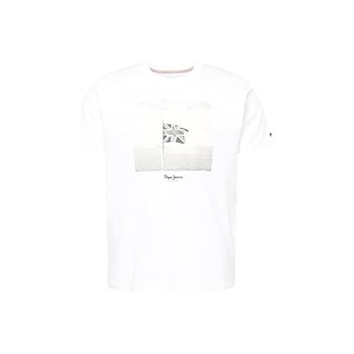 Pepe Jeans alfred, t-shirt uomo, bianco (white), m