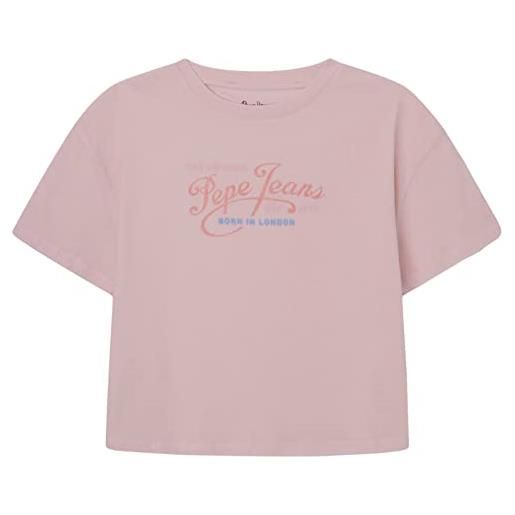 Pepe Jeans pons, t-shirt bambine e ragazze, rosa (soft pink), 16 anni
