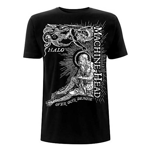 Machine Head maglietta ufficiale the blackening 'halo' lyrics black nero s