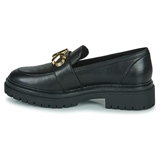 Michael Kors parker lug loafer, sneaker donna, black, 37 eu