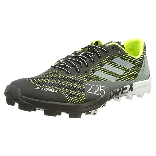 adidas terrex speed pro sg, scarpe da trail running unisex-adulto, negbás/ftwbla/amasol, 39 1/3 eu
