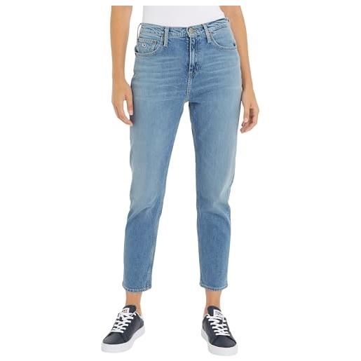 Tommy Jeans izzie hgh sl ank bh5131 dw0dw17603 pantaloni di jeans, denim (denim medium), 27w / 30l donna
