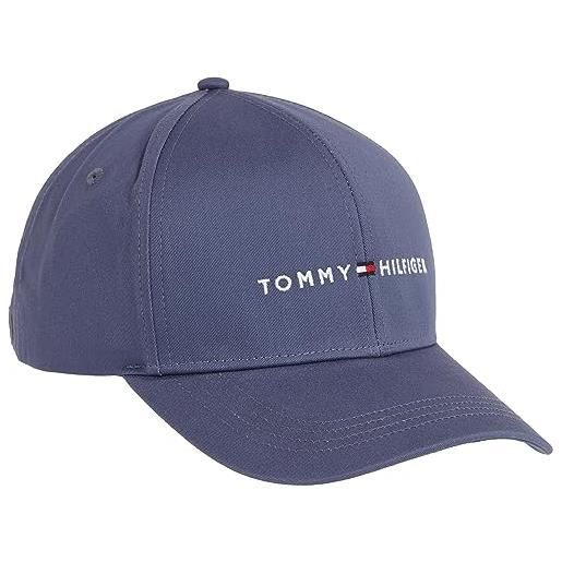 Tommy Hilfiger cappellino uomo skyline cappellino da baseball, multicolore (faded indigo), taglia unica