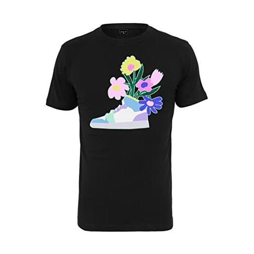 Mister Tee t-shirt da donna flower sneaker, nero, m