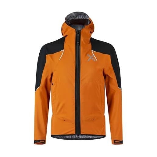 MONTURA magic 2.0 jacket mjat08x colore mandarino arancio giacca guscio impermeabile 3 strati goretex ideale per attività outdoor come sci alpinismo trekking alpinismo