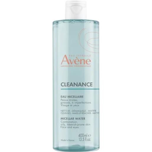 Avène cleanance - acqua micellare detergente opacizzante, 400ml