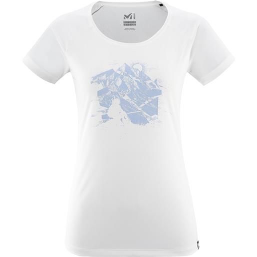 Millet - t-shirt traspirante - tana tee-shirt ss w foggy dew per donne - taglia xs, s, m, l - bianco