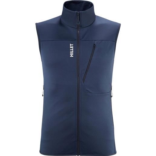 Millet - pile smanicato - lokka vest iii m saphir per uomo - taglia s, m, l, xl, xxl - blu navy