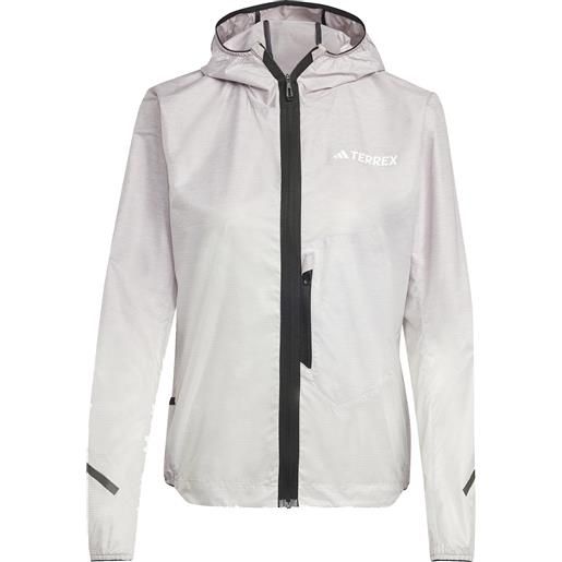 Adidas - giacca da trail/running da donna - xperior light windweave w prlofi per donne in pelle - taglia xs, s, m, l - viola