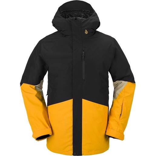 Volcom - giacca da snowboard isolante - vcolp ins jacket gold per uomo - taglia m, l, xl - arancione