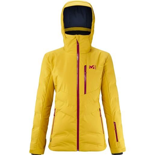 Millet - giacca da sci isolante - monashee jkt w safran per donne - taglia s - giallo