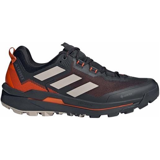 Adidas - stivali da trekking gore-tex - skychaser te gtx core black per uomo in pelle - taglia 7,5 uk, 8 uk, 8,5 uk, 9 uk, 9,5 uk, 10 uk, 10,5 uk - nero