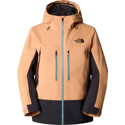 The North Face - giacca da sci - m mount bre jacket almond butter/tnf black per uomo - taglia s, m - marrone