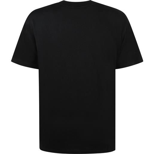 VISION OF SUPER t-shirt nera con stampa logata per uomo