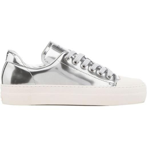 TOM FORD sneakers metallizzate - argento