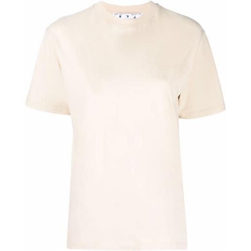 Off-White t-shirt con stampa - toni neutri
