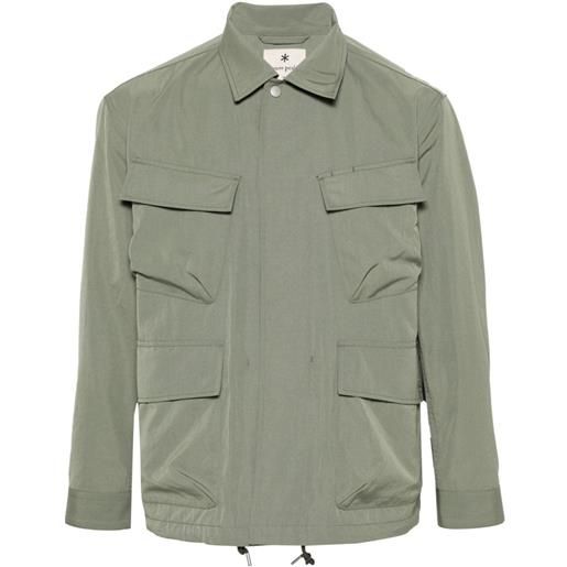 Snow Peak giacca-camicia takibi - verde