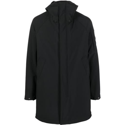 C.P. Company cappotto con applicazione - nero