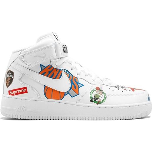 Nike sneakers air force 1 mid 07 / supreme - bianco