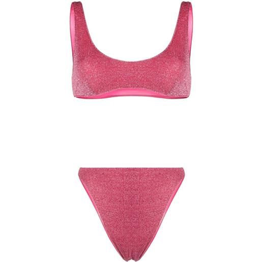 Oséree set bikini con glitter - rosa