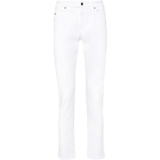 BOSS jeans slim a vita bassa - bianco