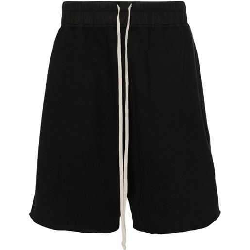 Rick Owens DRKSHDW shorts sportivi trucker con cavallo basso - nero