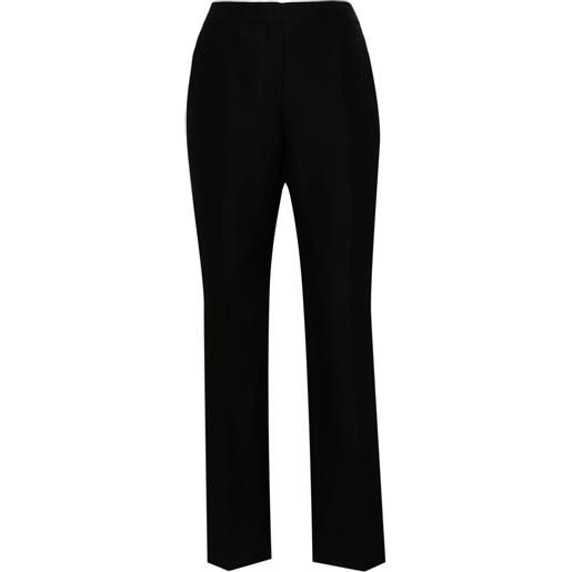 Moschino pantaloni sartoriali con righe laterali - nero