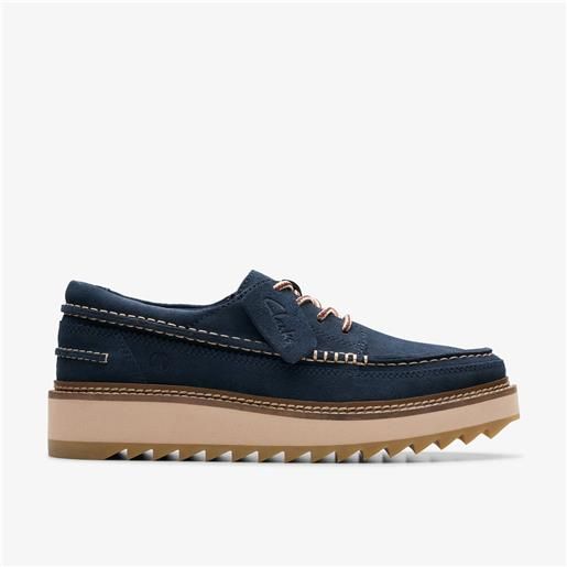 Clarks clarkhill lace navy suede