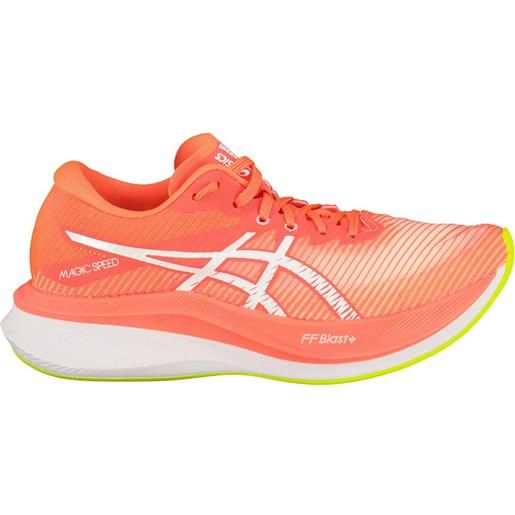Asics magic speed 3 running shoes rosso, arancione eu 35 1/2 donna
