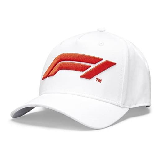 Fuel For Fans formula 1 - merchandising ufficiale - f1 baseball cap large logo - bianco - taglia unica